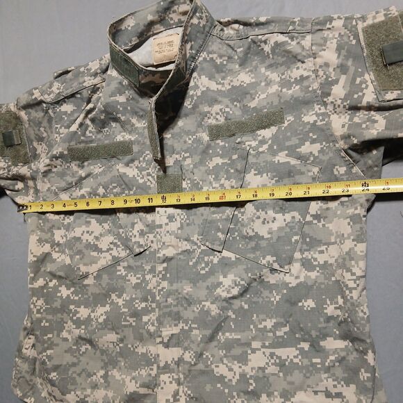 Army ACU Jacket Ripstop Combat Military Uniform Large X-Short UCP Digital Coat - Picture 8 of 9